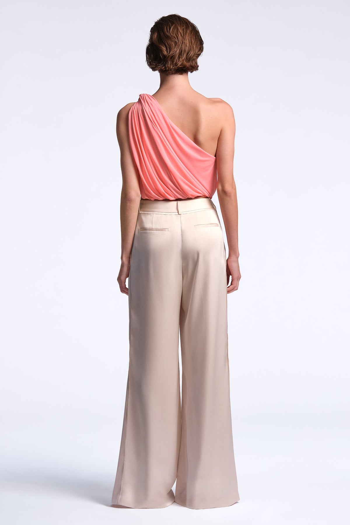 BCBGMAXAZRIA Ines Pant Peach Blush