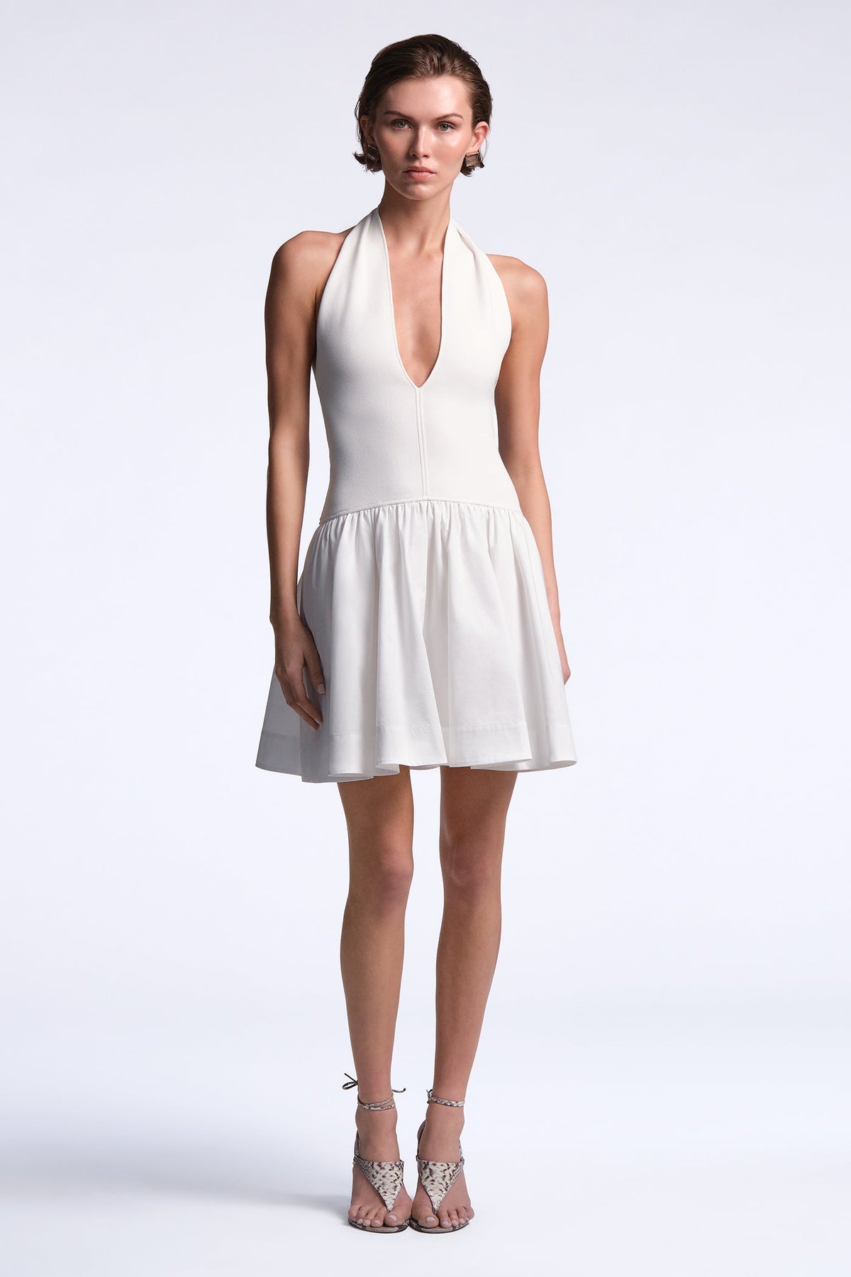 BCBGMAXAZRIA Perle Dress White