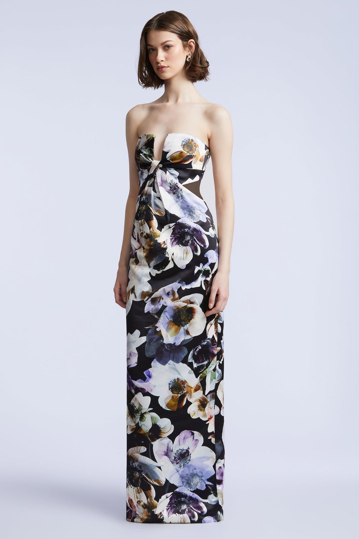 BCBGMAXAZRIA Roslyn Gown Secret Garden Print