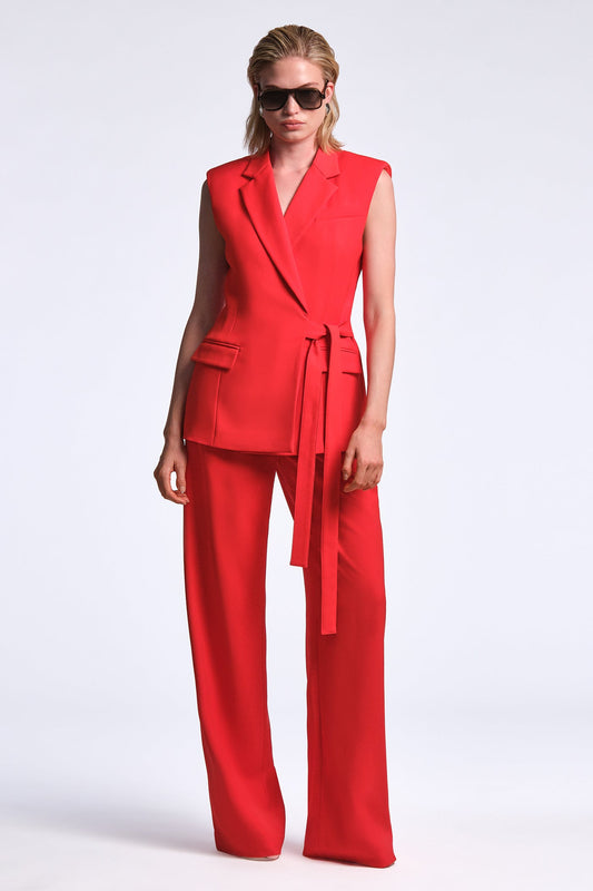 BCBGMAXAZRIA Morgan Vest Flame
