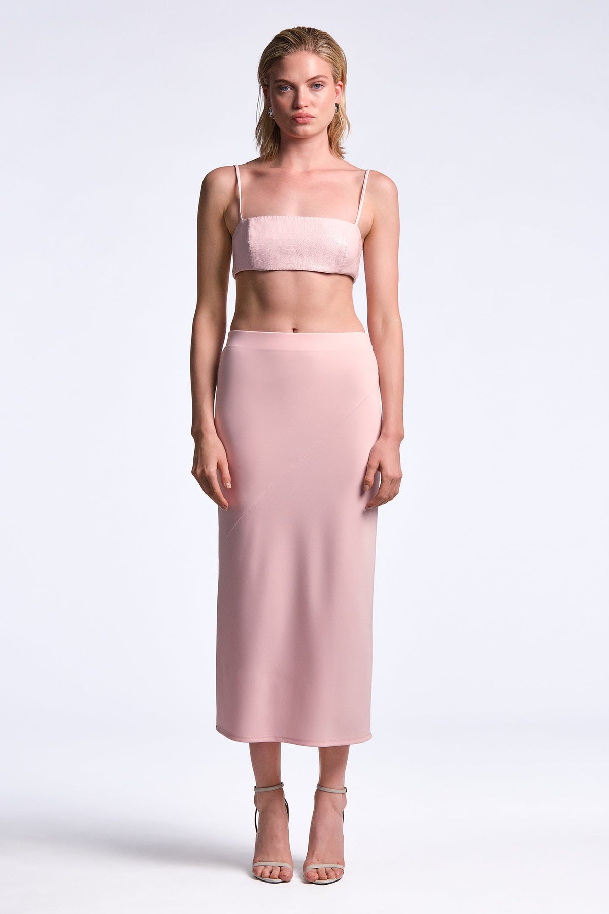 BCBGMAXAZRIA Luella Skirt Quartz Pink