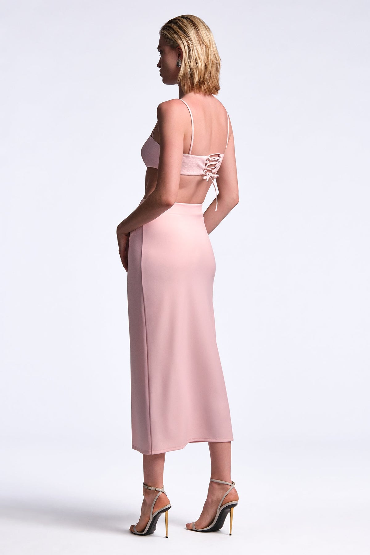 BCBGMAXAZRIA Luella Skirt Quartz Pink