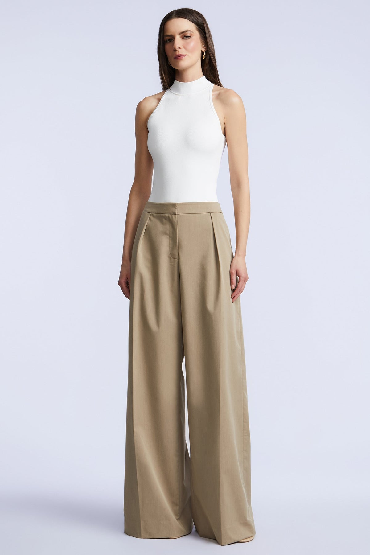 BCBGMAXAZRIA Nova Bodysuit Gardenia
