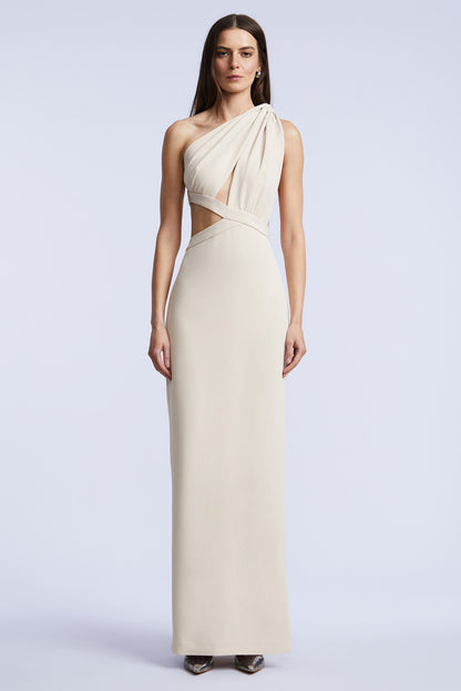 BCBGMAXAZRIA Selene Gown French Grey
