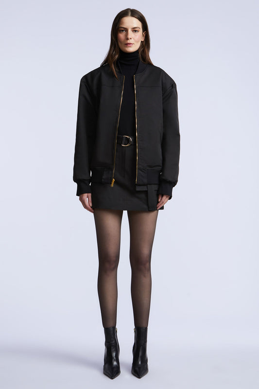 BCBGMAXAZRIA Arina Bomber Jacket Secret Garden Print