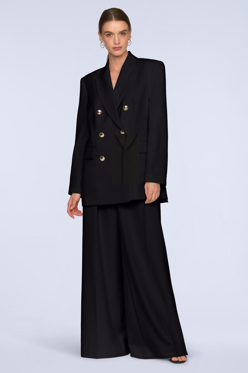 BCBGMAXAZRIA Tonya Blazer Black