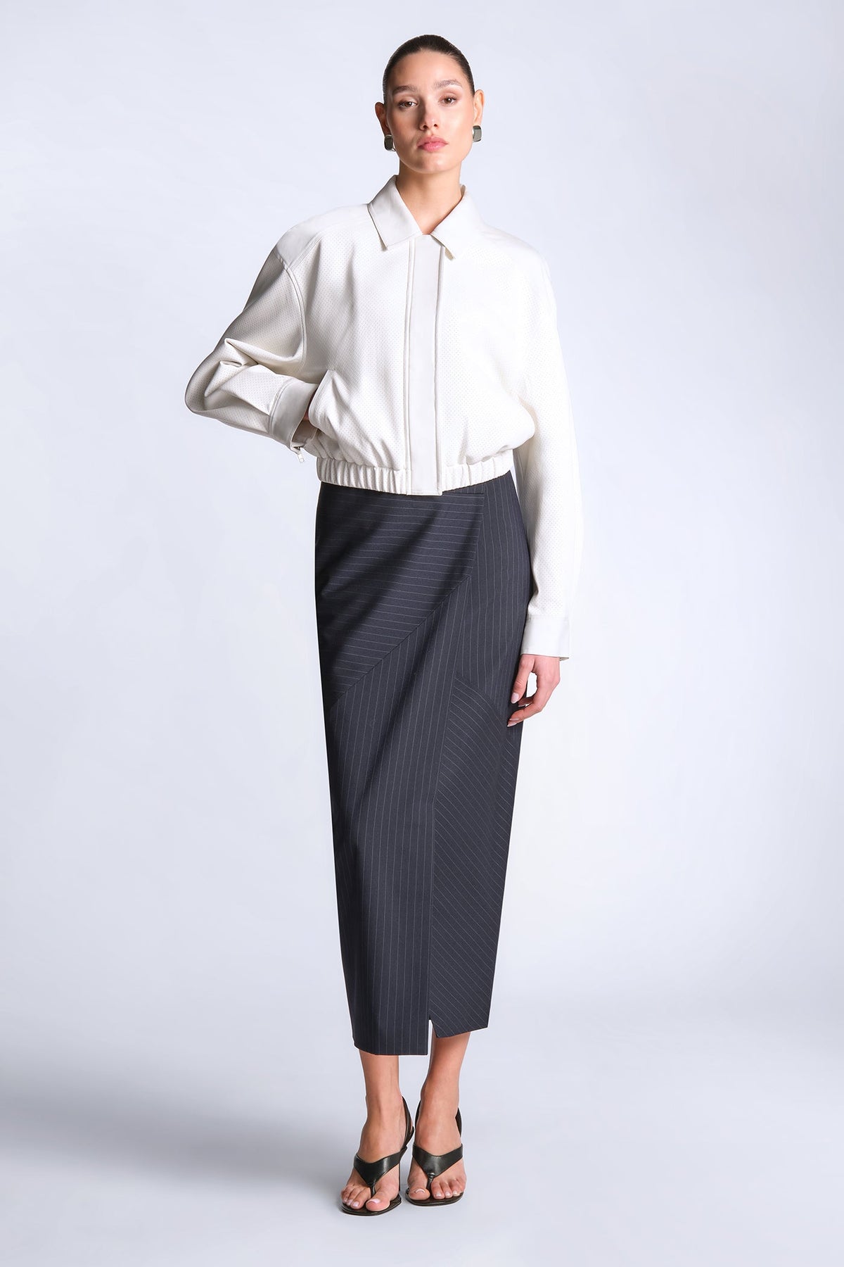 BCBGMAXAZRIA Maya Jacket Snow White
