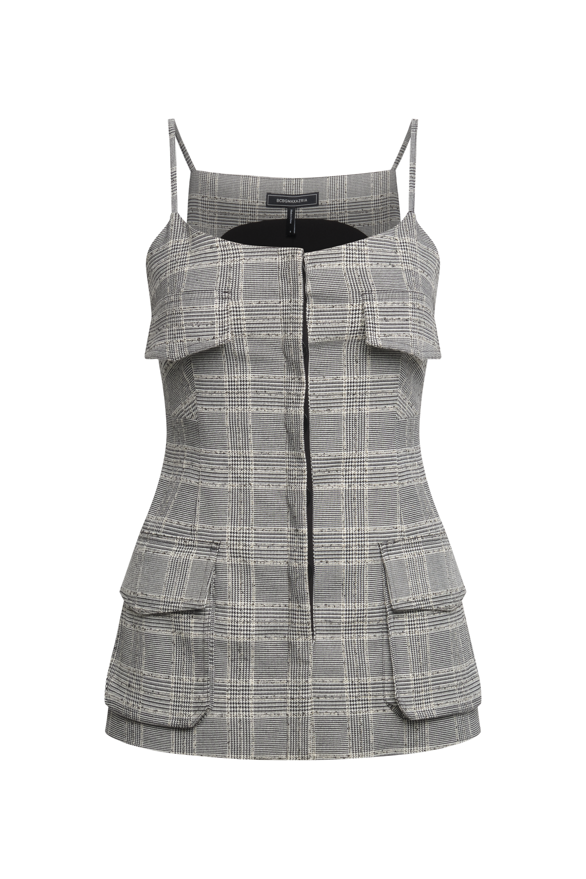 BCBGMAXAZRIA Glen Plaid Vest Glen Plaid