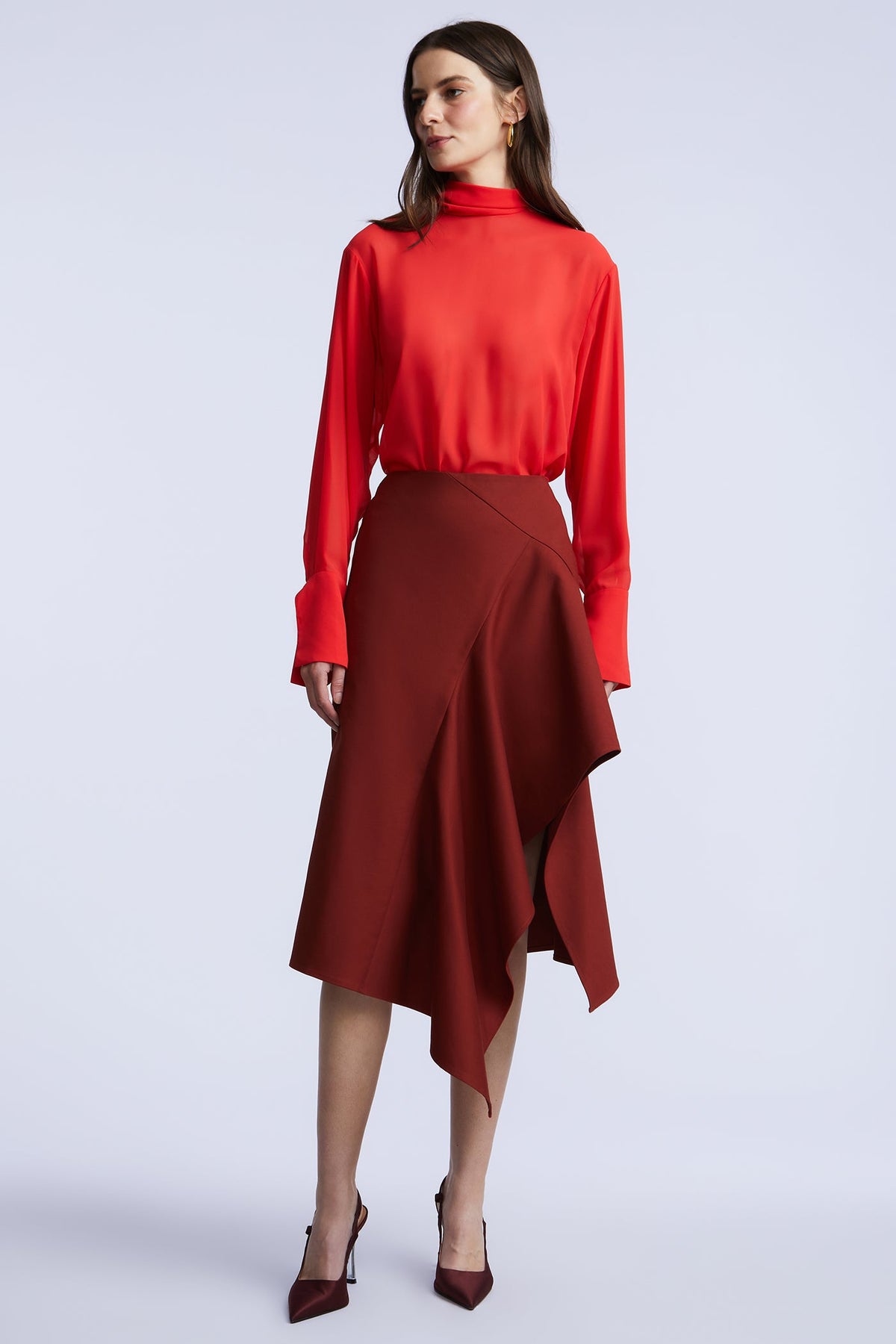 BCBGMAXAZRIA Emma Skirt Rust