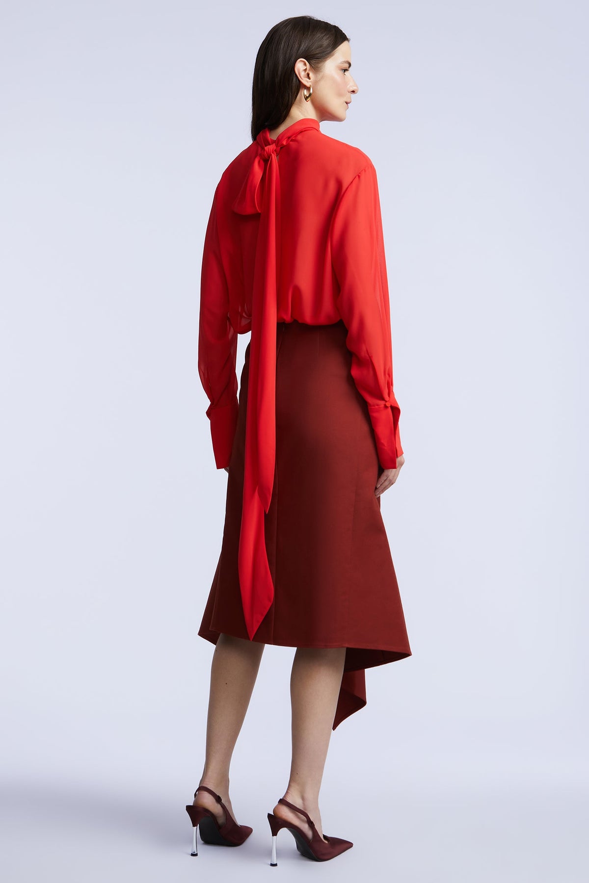 BCBGMAXAZRIA Emma Skirt Rust
