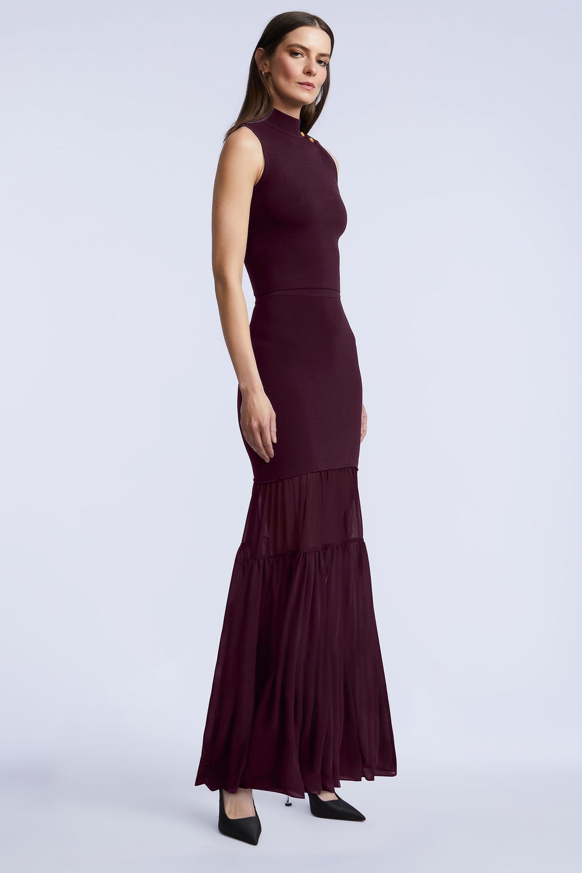 BCBGMAXAZRIA Elodie Maxi Skirt Port