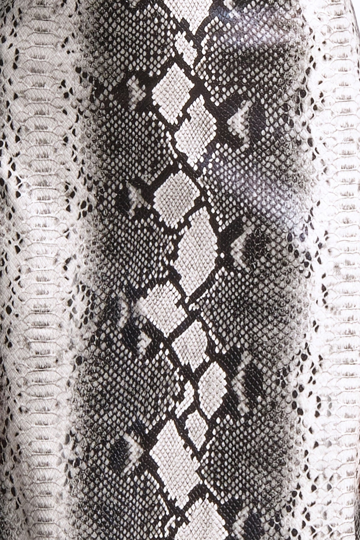 BCBGMAXAZRIA Lourdes Printed Skirt Snakeskin Black & White Print