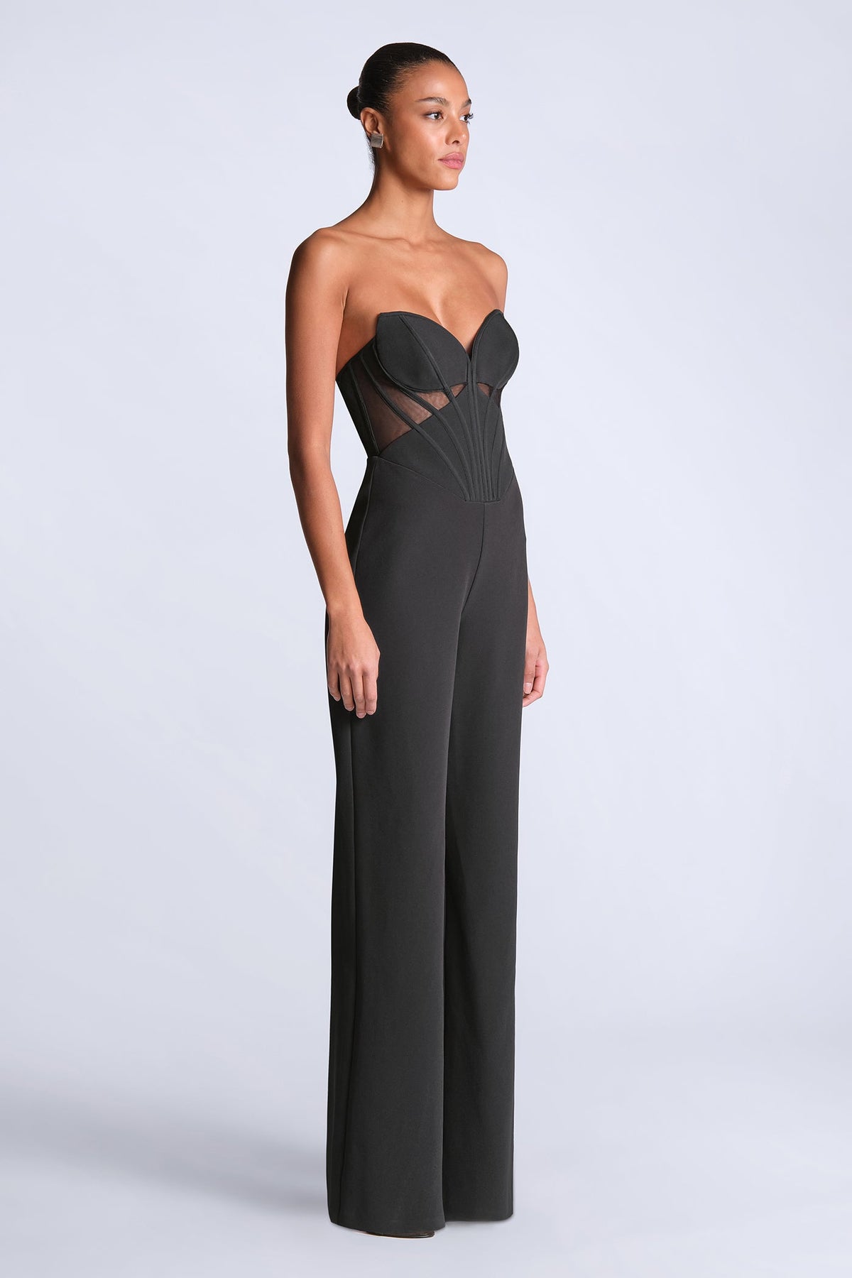 BCBGMAXAZRIA Electra Jumpsuit Black