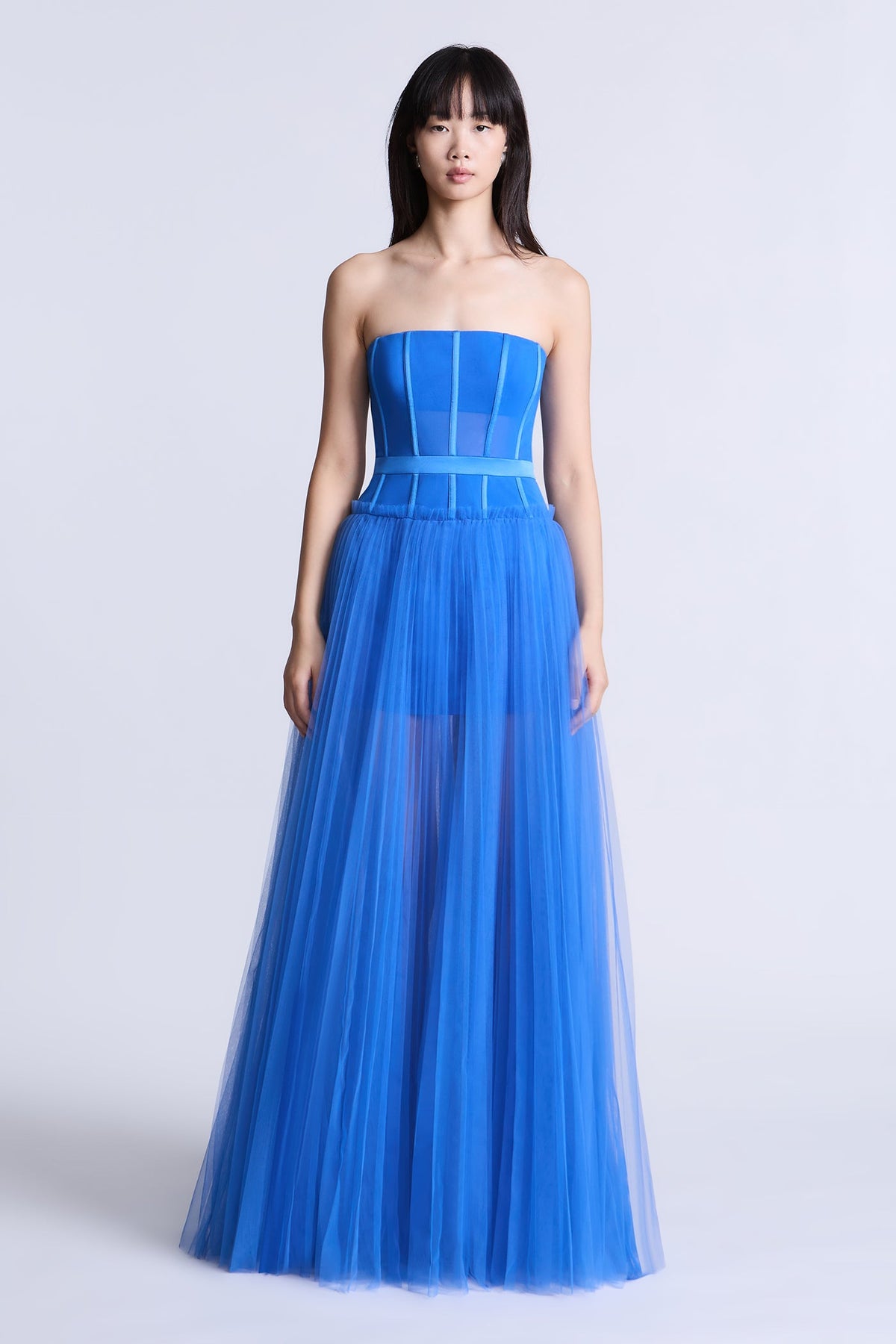 BCBGMAXAZRIA Paris Gown Wedgewood Blue