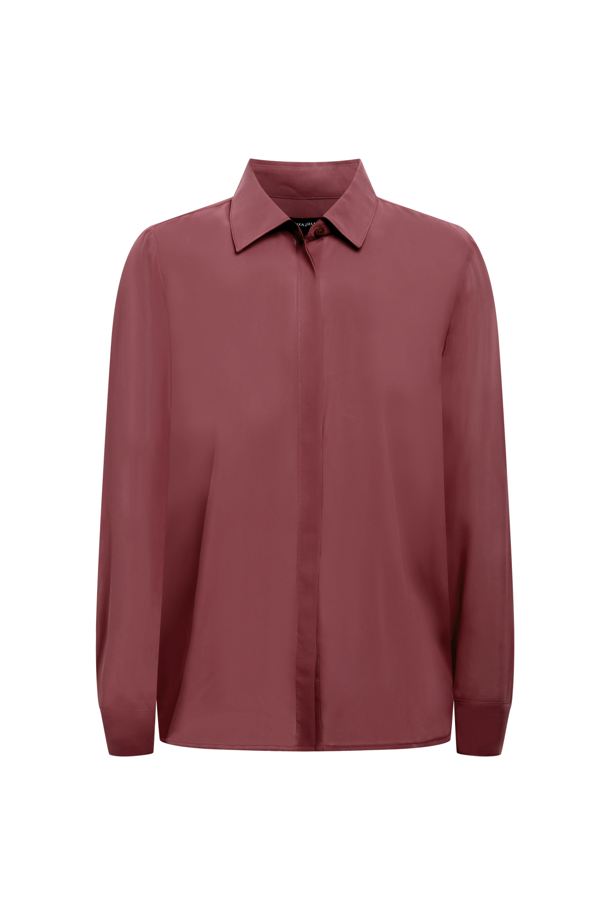 BCBGMAXAZRIA Chiffon Button Down Renaissance Rose