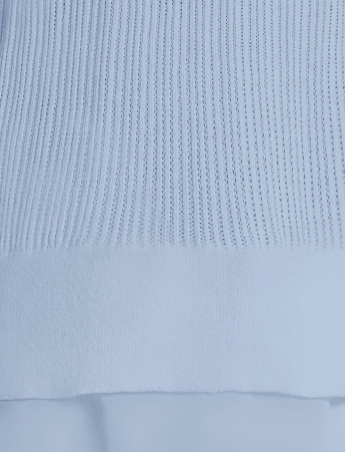 BCBGMAXAZRIA Pointelle Knit Sweater Cloud